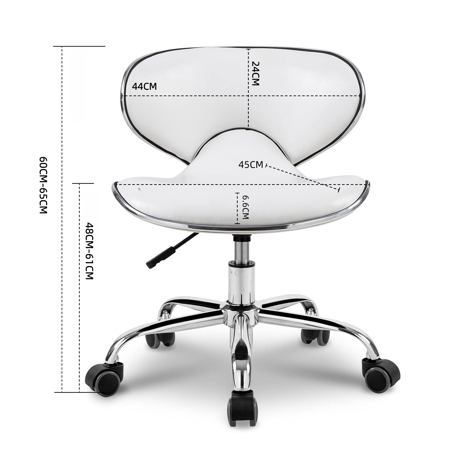 Office Tech Typing - Pediküre-Stuhl für Nail Tech, Sanduhr-Typ, ergonomische