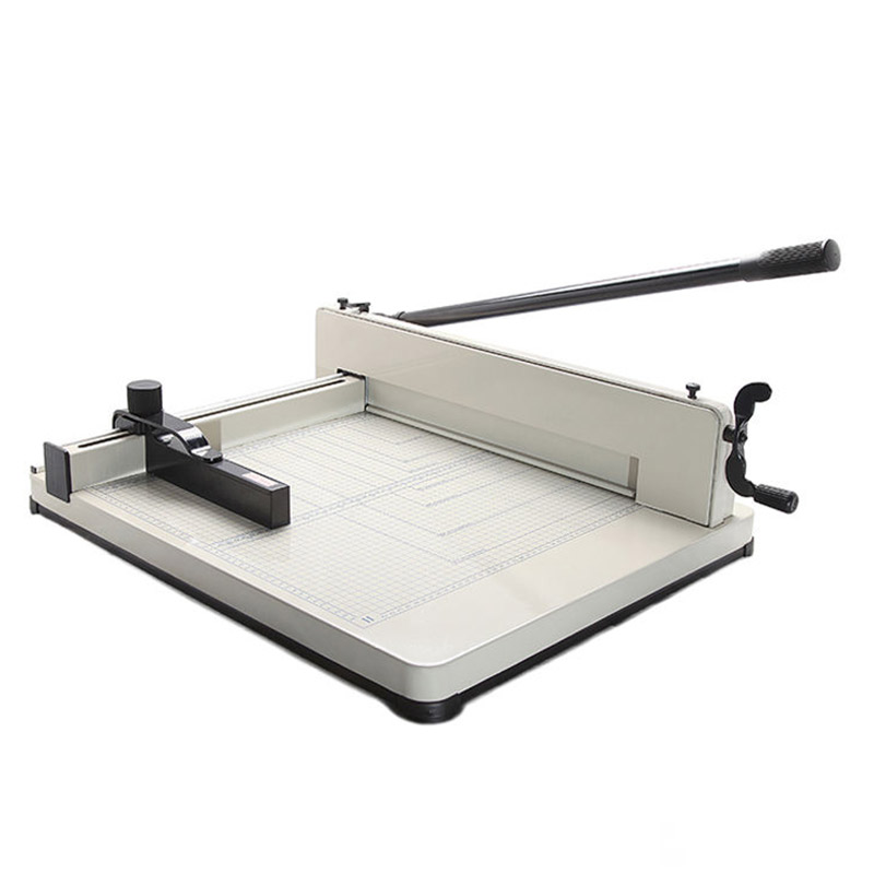 Paper Cutting Guillotine - A3 858 Papierschneidemaschine, Manueller Schwerlast-Guillotine-Papierschneider