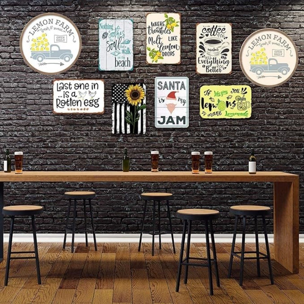 CIFBUY Retro Industrielles 2D  – Tech Office Wall Decor Bewertung und Preis