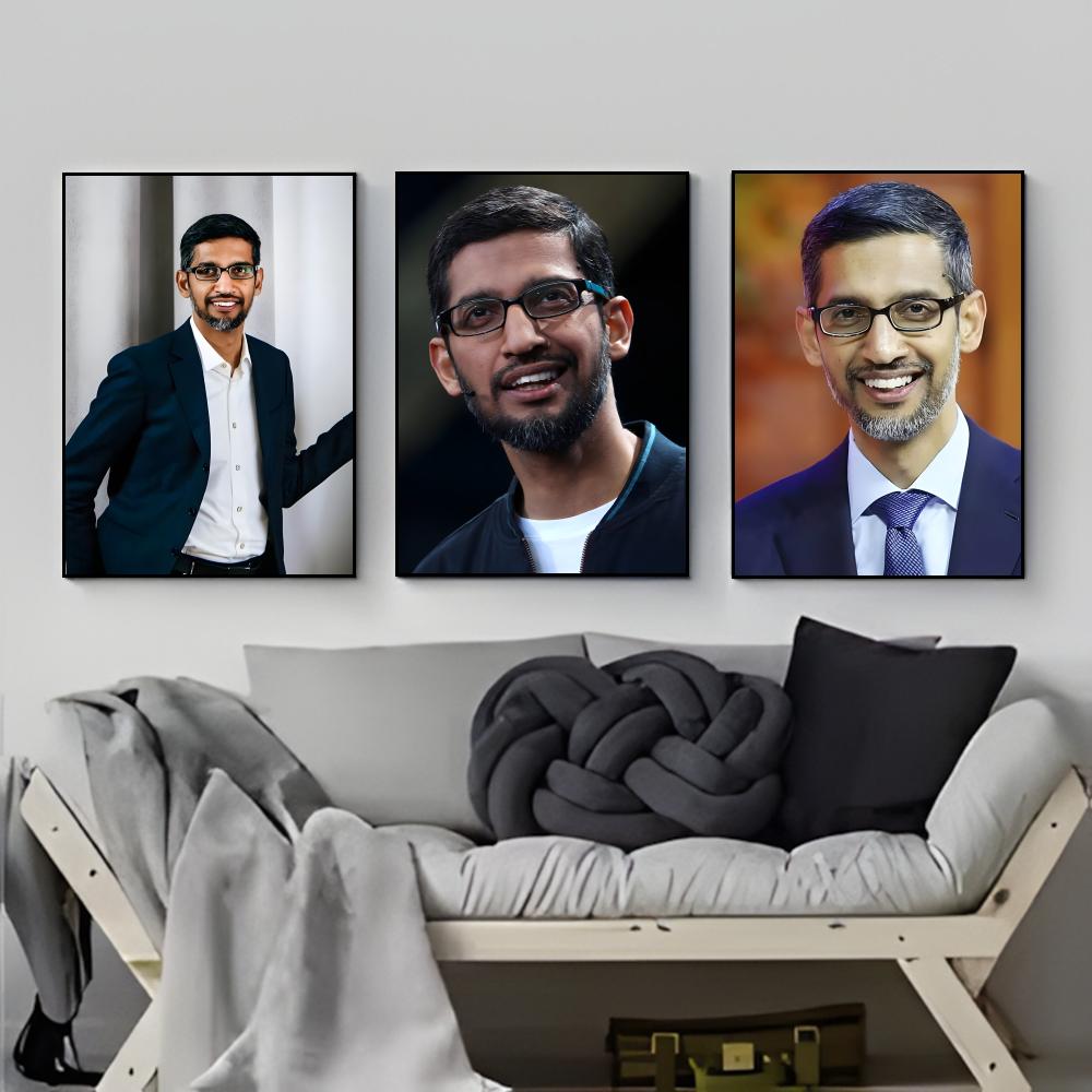 Sleek Corporate S-Sundar Picha – Tech Office Wall Decor Bewertung und Preis